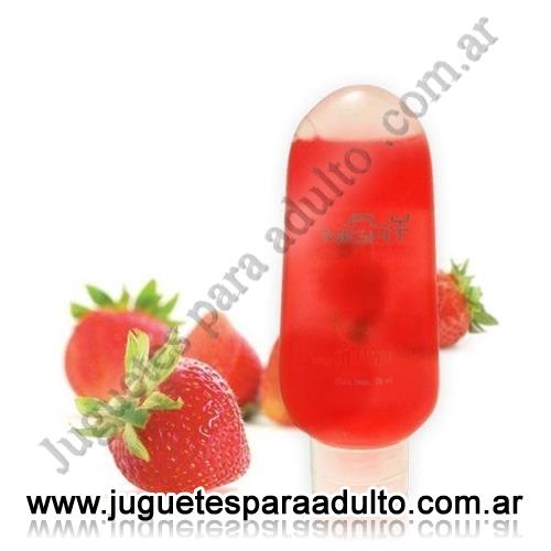 Aceites y lubricantes, Lubricantes saborizados, Lubricante comestible Frutilla 100 ml